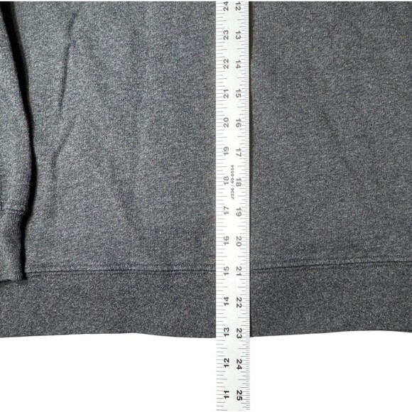 Hot Cotton by Marc Ware Gray Sweatshirt Womens Medium Snowman Patch Vintage 90s - Picture 9 of 12